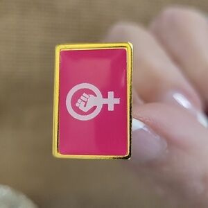 WOMEN'S RIGHTS FEMINIST LAPEL PIN